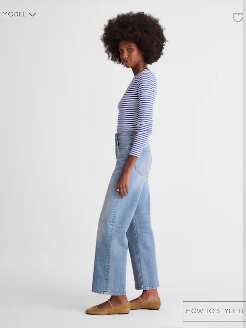 Madewell Perfect Vintage Wide-Leg Crop Jean 28T